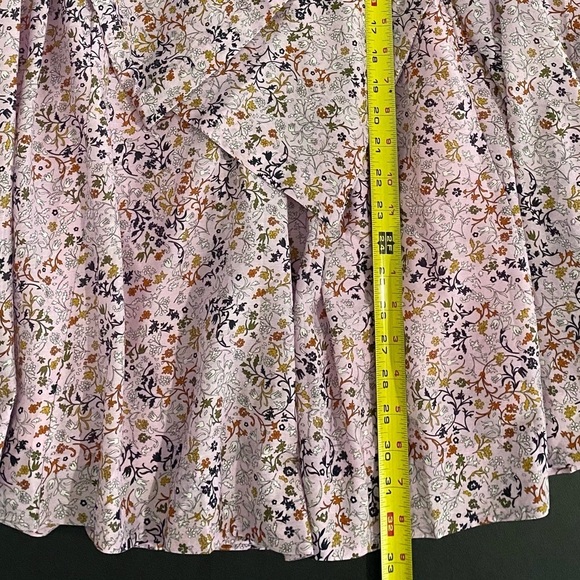 Elliette Tate Silk Cotton Mini Dress New Ditsy Floral Feminine Romantic Party - Picture 10 of 17